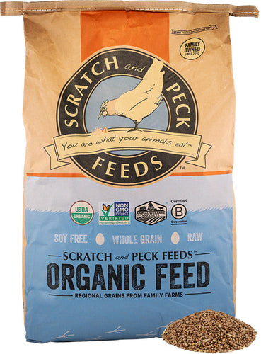 Scratch and Peck Feeds Cluckin’ Good Organic Wheat