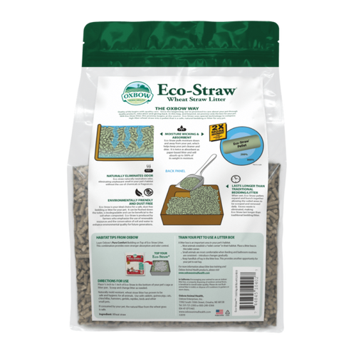 Oxbow Enriched Eco-Straw Litter for Small Animals