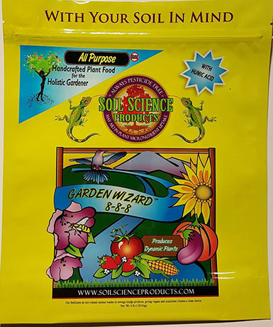 Soil Science Garden Wizard 8-8-8 All Purpose Plant Food