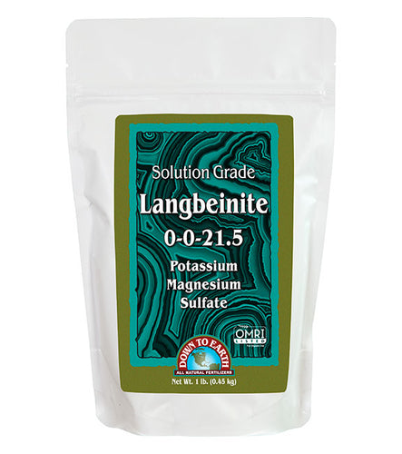 Down To Earth Langbeinite OMRI Organic Solution Grade
