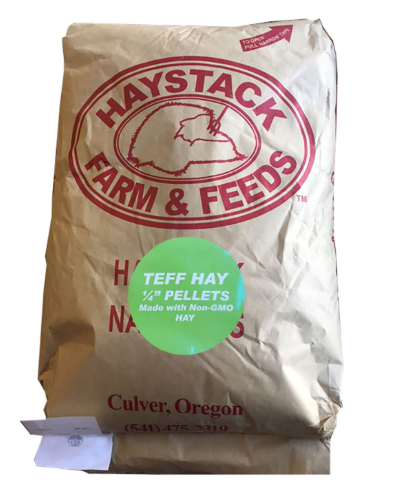 Haystack Teff Hay Pellets 1/4″