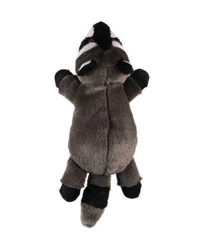 GODOG Flatz Squeaky Plush Dog Toys with Chew Guard Technology