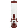 Nature's Way Large Plastic Tube Bird Feeder Red