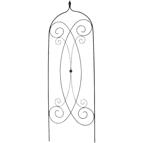 Best Garden Steel Cathedral Black Trellis